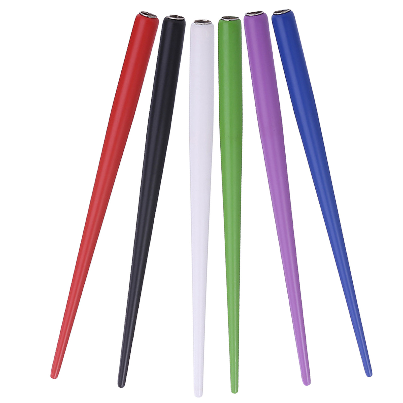 Writing Tools - 6Pcs Wooden Drawing Pen Holder for