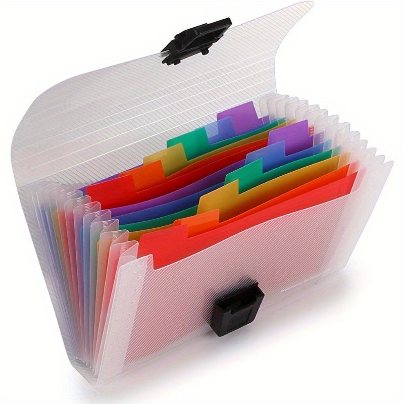A6 Expanding File Organizer 13 - Expandable Accordion File Folder 13 Pockets 评论和价格