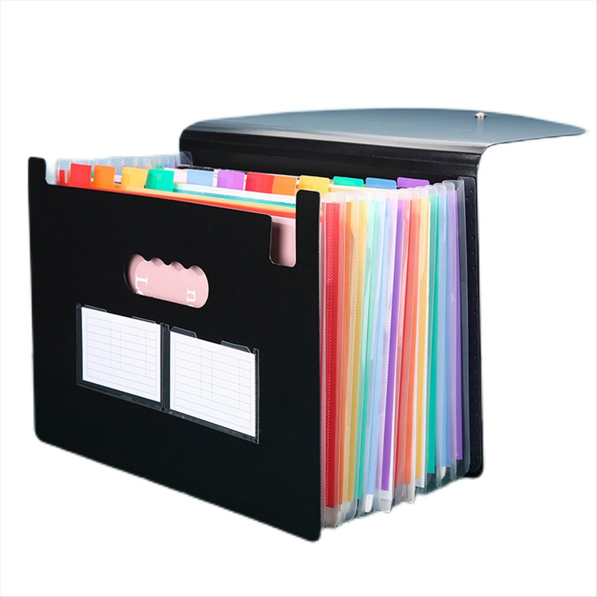 AT16 13 Pockets Expanding File - Expandable Accordion File Folder 13 Pockets 评论和价格