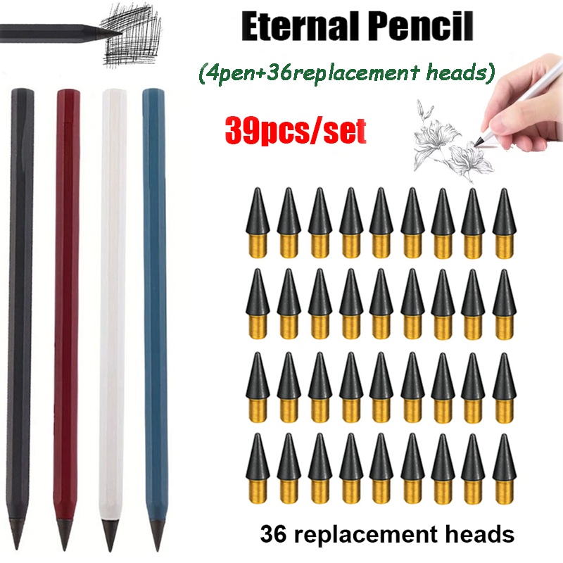 39pcs/set Creative Metal Penci - Writing Tools 评论和价格