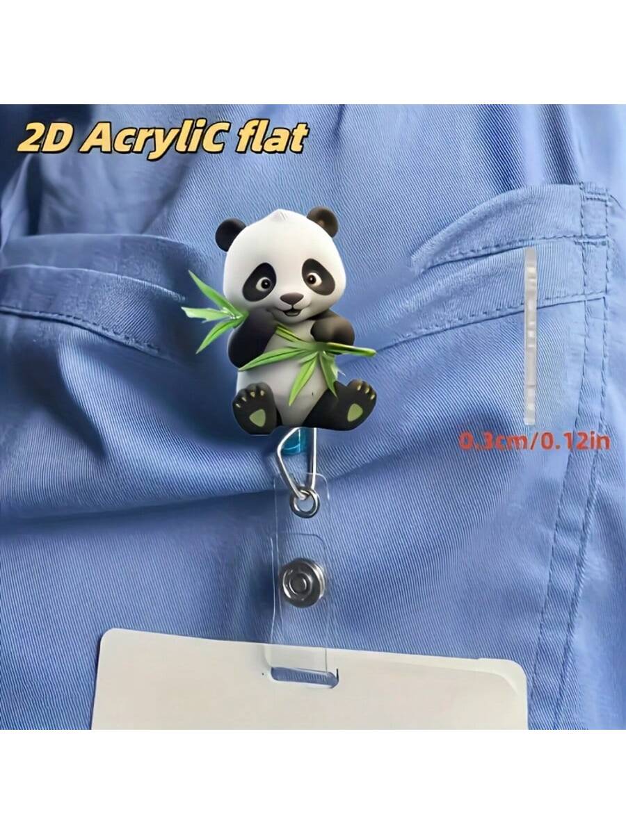 1PC Cute Cat Retractable Badge - School Supplies 评论和价格