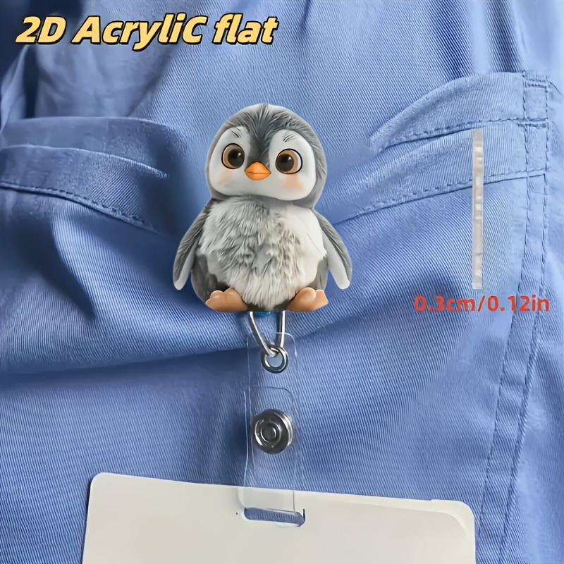 1PC Cute Cat Retractable Badge - School Supplies 评论和价格