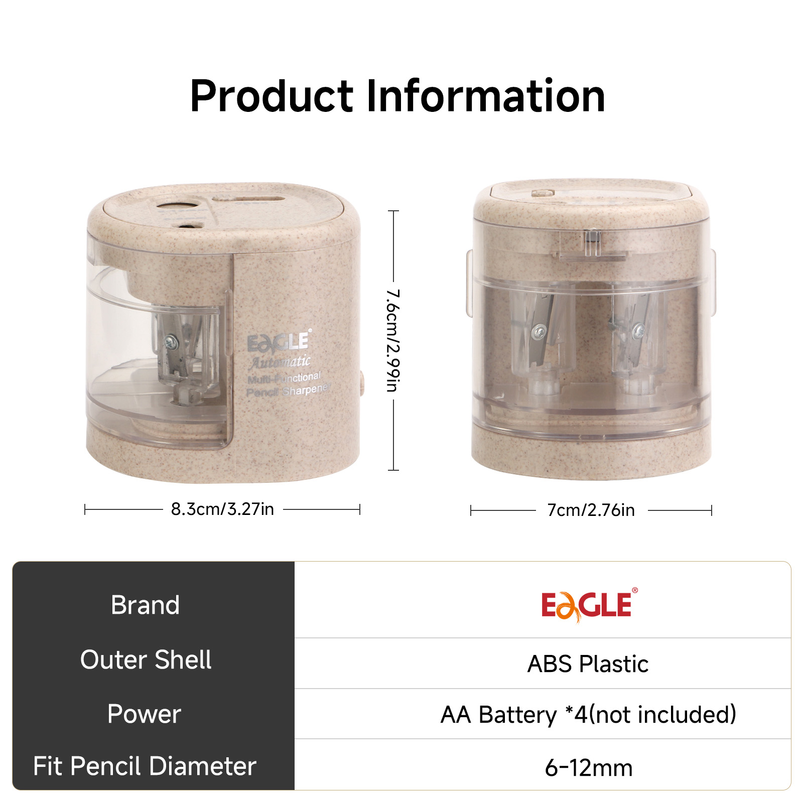 EAGLE Automatic Electric Penci - Electric Pencil Sharpener Usb 评论和价格