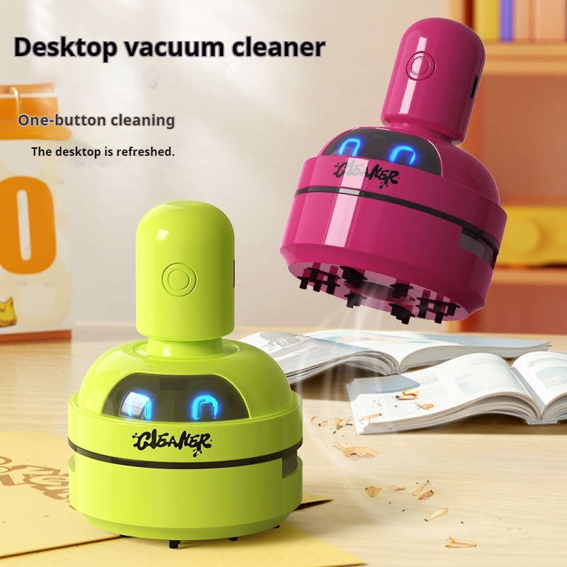 NewVersionCartoon Mini Portabl - Mini Desktop Vacuum Cleaner For Eraser Dust 评论和价格