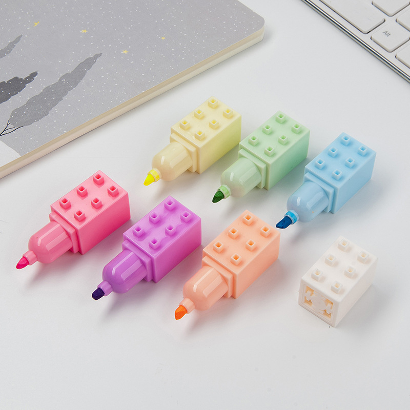 6pcs Pastel Color Body Buildin - Pastel Highlighter Set Double Ended 评论和价格