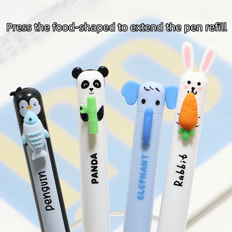 Novelty Animal Topper Erasable - Retractable Eraser Pen Click 评论和价格