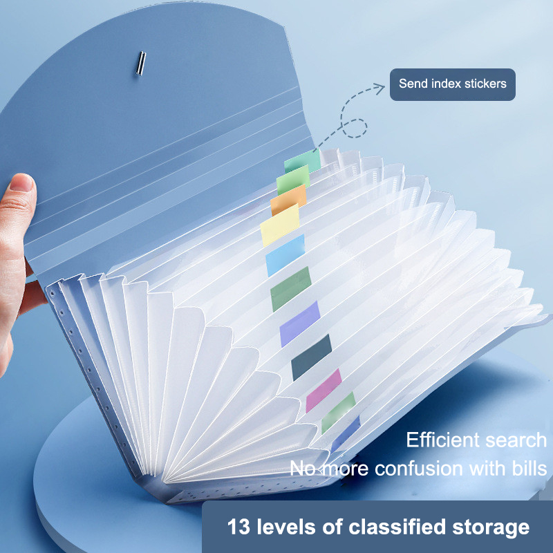 ✰✪13 Pockets Expanding File Fo - Expandable Accordion File Folder 13 Pockets 评论和价格
