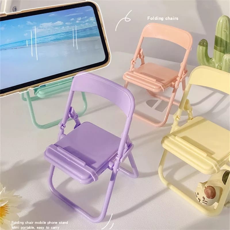 Cute Chair Phone Holder Stand  - Desk Accessories 评论和价格