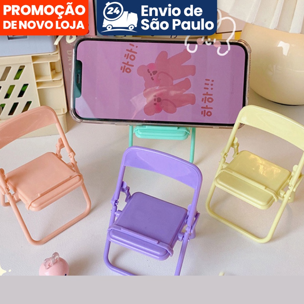 Cute Chair Phone Holder Stand  - Desk Accessories 评论和价格