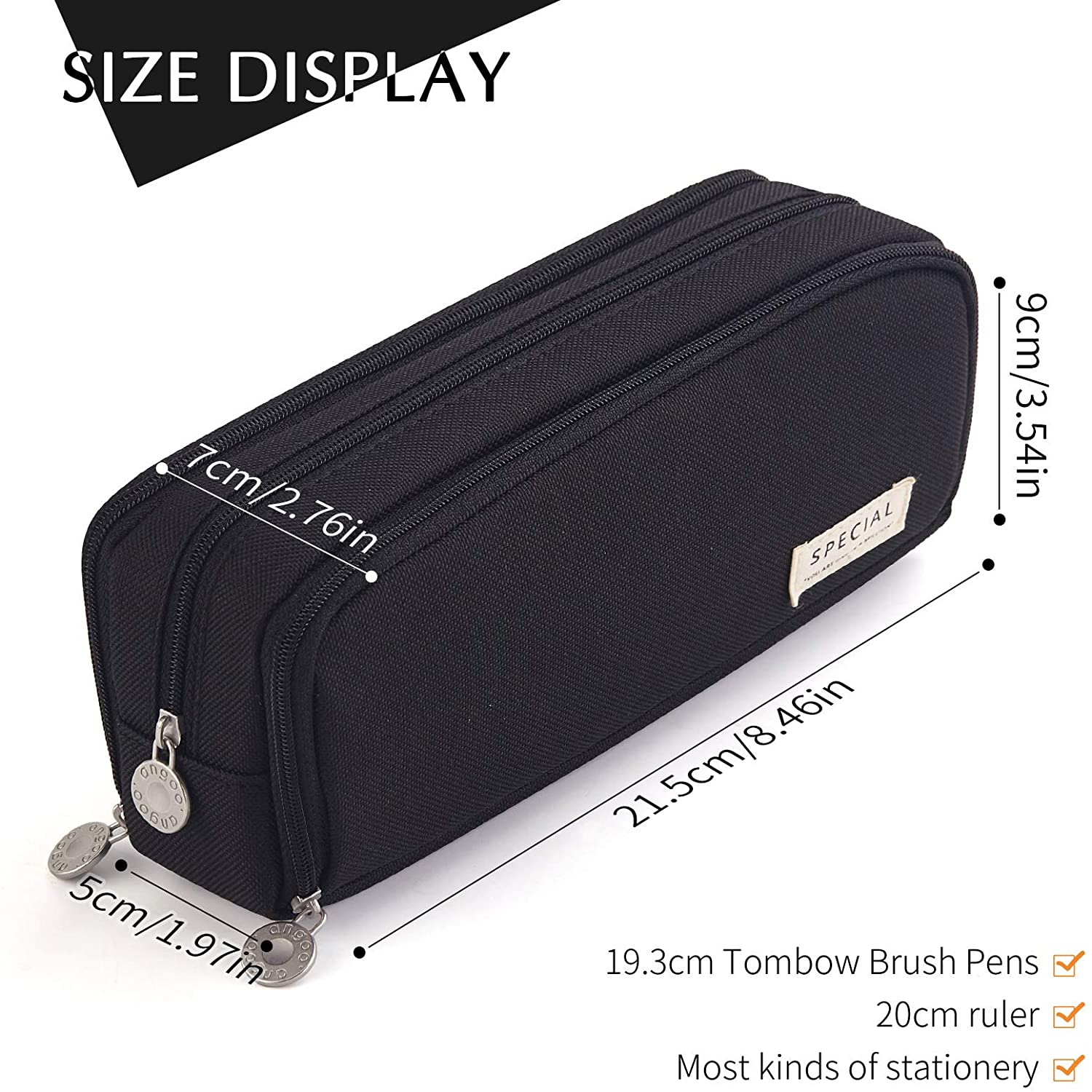 Pencil Case Large Capacity Pen - Aesthetic Large Pencil Case Pouch 评论和价格