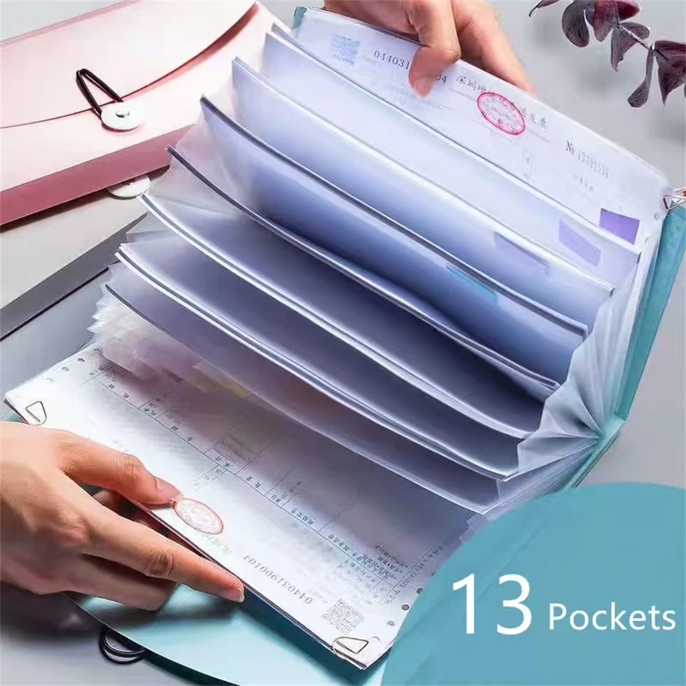 Expanding File Organizer with  - Expandable Accordion File Folder 13 Pockets 评论和价格